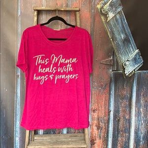 This mama heals with hugs & prayers